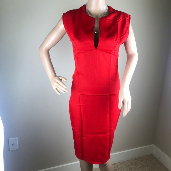 Sleeveless V-Neck Midi Dress - Picture 5 of 6